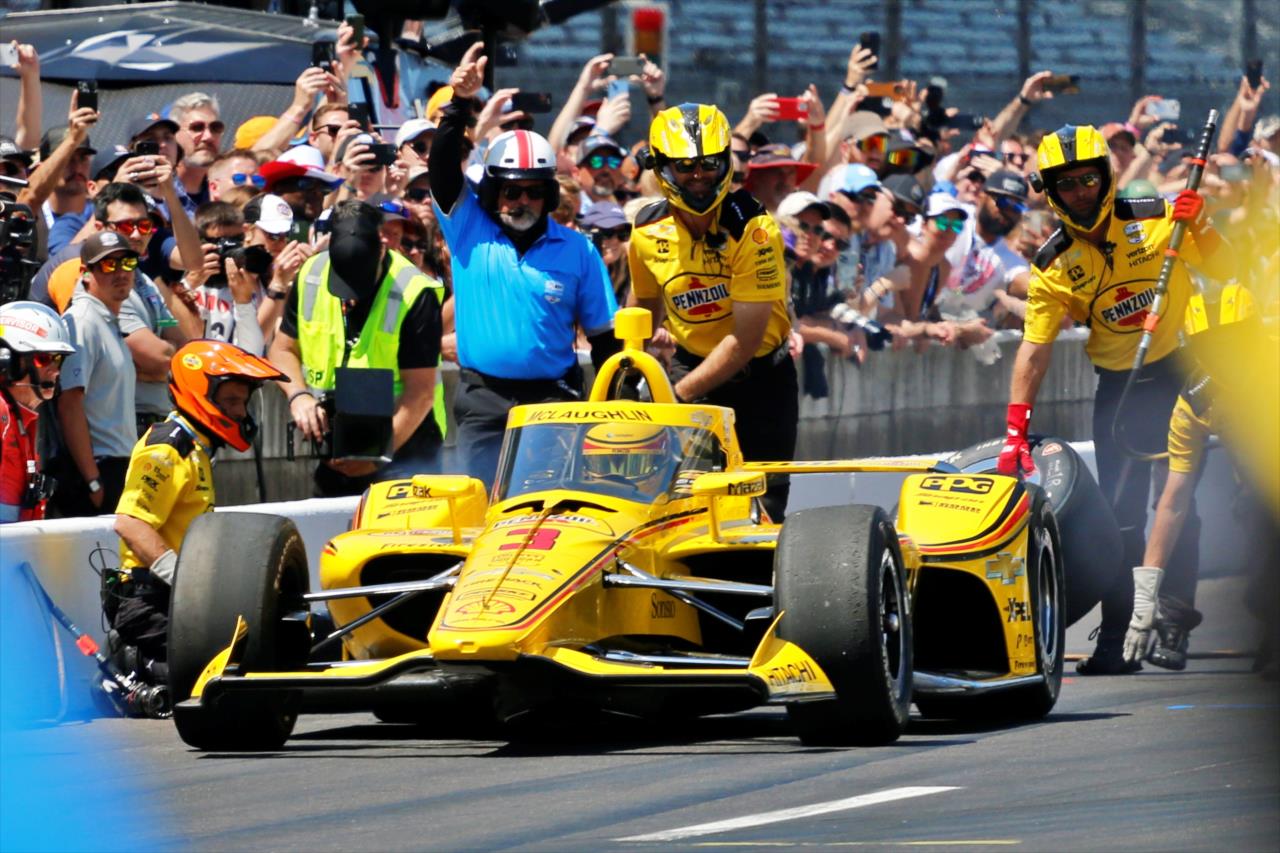 Scott McLaughlin - Miller Lite Carb Day Pit Stop Challenge - By: Lisa Hurley -- Photo by: Lisa Hurley